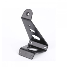 Custom made stamping black powder coating metal support bracket